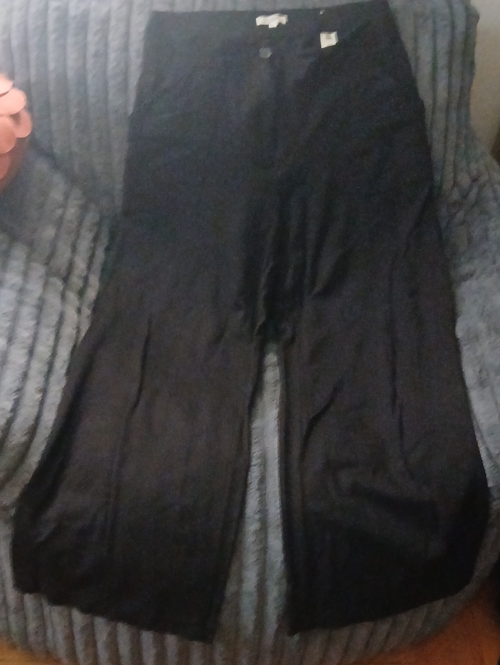 Max Studio Black Wide-Leg Pants